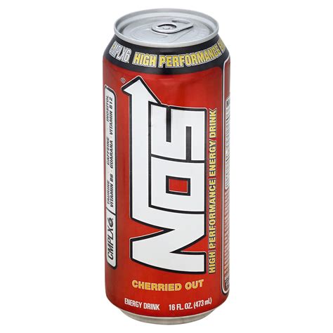 NOS High Performance Energy Drink, Cherried Out, 16 fl oz